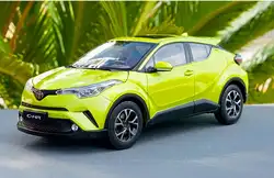 1/18 весы Toyota C-HR CHR желтый литье под давлением автомобиля модельные игрушки, коллекционные подарок NIB