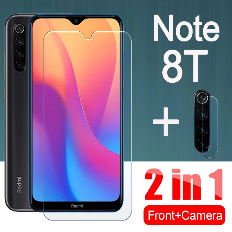 2 в 1 Защитное стекло для xiaomi ksiomi note8t 8 t Notes t8|Бамперы| |