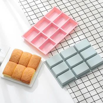 

DIY Kitchen Supplies Cake Bakeware Pan Rectangular Silicone Mold Baking Tools Toast Mould Easter Bread Baking Tool