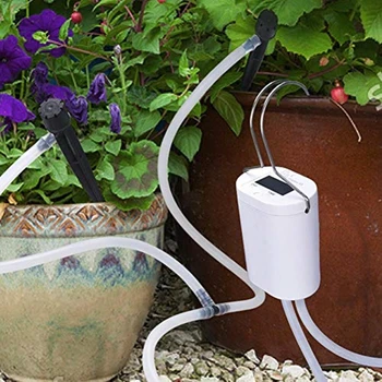 

DIY Micro Automatic Drip Irrigation Kit Self Watering System With Timer Watering Machine Dripping Heads Three-way Joint Hose New