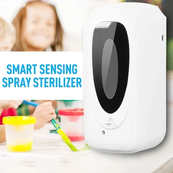 

Touchless Induction Hand Disinfection Machine Automatic Soap Dispenser Wall-mounted Mist Spray Hand Sanitizer Disinfectio 1000ml