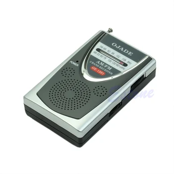 

Portable Mini Pocket Broadcasting Belt Clip AM FM 2 Bands Radio Receiver DC 3V 746D
