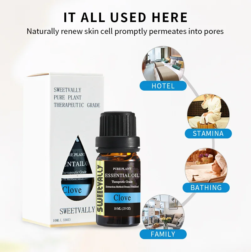 2 шт. масло гвоздики и лимона эфирное натуральные терапевтические классные масла