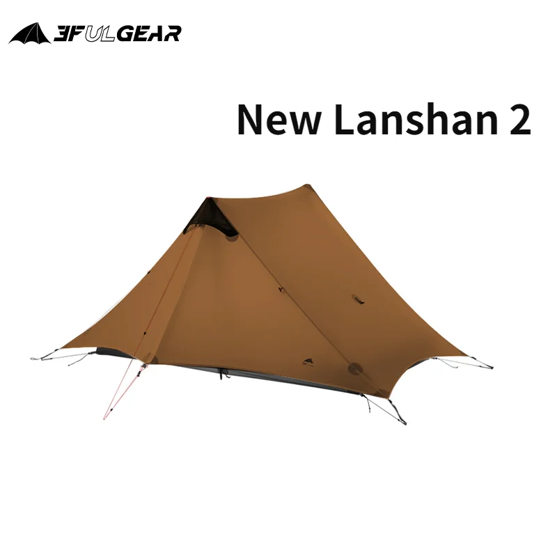 2021 новая версия 230 см 3F UL GEAR Lanshan 2 Ультралегкая палатка для кемпинга сезон 3/4 из