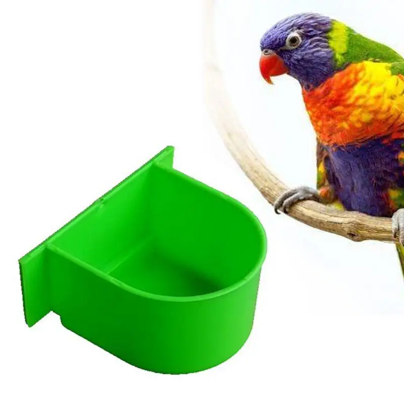 Bird Cage Food Boxes Trough Parrot Feeder Food Water Bowl Cup Budgerigar Macaws Finches Canary Bird Feeding Birdcage Boxes, bird feeder,parrot feeder
