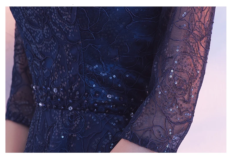 Sequin Lace Evening Dresses Qi Pao Women Traditional Chinese Dress Cheongsam Modern Bridesmaid Gown Qipao Promotion China Robe