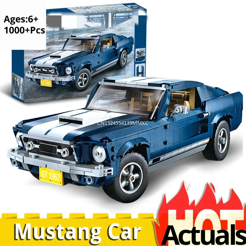 

Technic Expert Mustang Car Compatible 10265 model Building Blocks Bricks Assembled birthday christmas Gifts