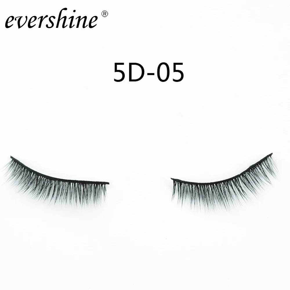 

Handmade 1pair/lot 5D Mink Hair False Eyelashes Thick Curled Full Strip Lashes Eyelash Extension Fashion Women Eyes Makeup