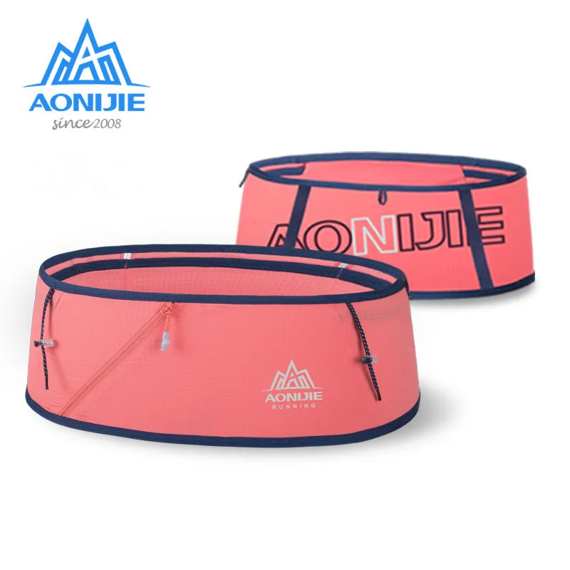 

AONIJIE W8101 Hydration Running Belt Waist Pack Travel Money Bag Trail Marathon Gym Workout Fitness Mobile Phone Holder 420ml