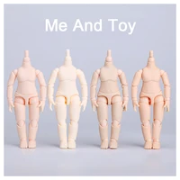 11cm obitsu11 1/12bjd Nude Baby Dolls Moveable Jointed 19 Joints ob11 BJD Doll YMY,GSC White Skin Body Fashion Dolls With Hand 1