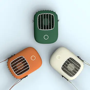 

Outdoor Draagbare Opknoping Usb Lanyard Fan Hals Fan Drie-Speed Aanpassing Lui Ventilator Licht Gewicht Doet Geen Pijn De hals1
