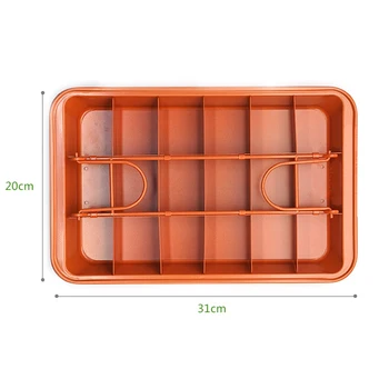 

New Brownie Non-stick Baking Pan with Built-In Slicer / Cutter (Large)