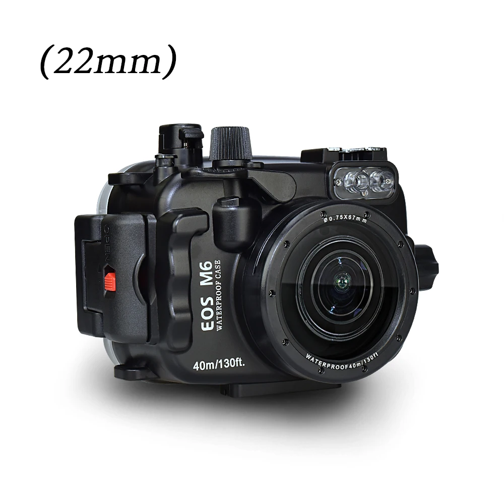 

For Canon EOS M6 Camera Bag Underwater 40m/130ft Diving Camera case with Lenses 1pc