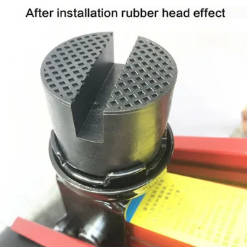 

Universal Lifting Jack Pads Adapter Car Slotted Frames Rail Floor Trolley Rubber