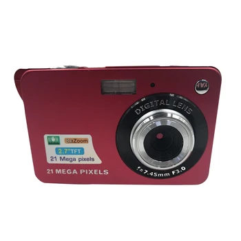 

2100MP Camping Mini Digital Camera HD Kids Adults Anti Shake Video Recording Face Detection 8X Zoom Gift LCD Display Outdoor