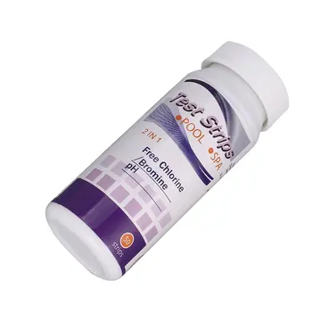 

2 in 1 50 Strips PH Cl Test Paper Alkaline Acid Indicator Chlorine Meter For Water Urine Saliva Litmus Testing Measuring