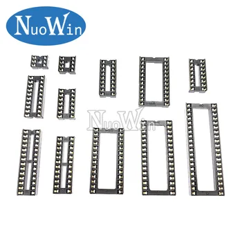 

10PCS IC Sockets DIP6 DIP8 DIP14 DIP16 DIP18 DIP20 DIP28 DIP40 pins Connector DIP Socket 6 8 14 16 18 20 24 28 40 pin