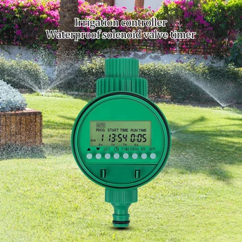 

Automatic Programmable Watering Timer LCD Display Home Garden Irrigation Timer Saving Watering Irrigation Tool Kits