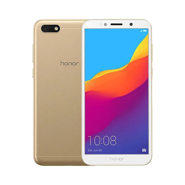 Gold Глобальная версия, HONOR 7 S, 2 ГБ, 16 ГБ, смартфон MT6739, четырехъядерный, 13 МП, камера заднего вида, 3020 мАч, аккумулятор, 5,45 дюйма, 18:9 экран - Цвет: Gold