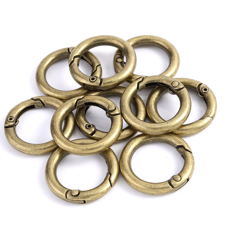 Metal Spring Gate O Ring for DIY Jewelry Making Keychain Bag Clips 9 Hacd9b8132254406f9b75207a66a3fec2d