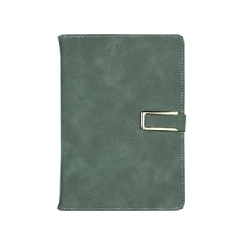 

2020 New A5 Buckle Notebook Business Suede Faux Leather Notepad Office Leather