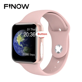 

Finow V6 SmartWatch Heart Rate Monitor waterproof Smart watch men for IOS Apple iPhone Android phone PK watch 5 IWO 11/12 P68/70