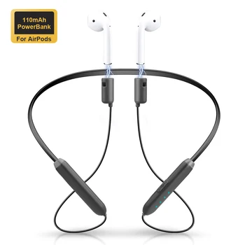 

Rechargeable Magnetic Earphone Rope Charging Cable Silicone Anti Lost Loop Rope 110mAh Portable Silicone Earphone Ropes Cable
