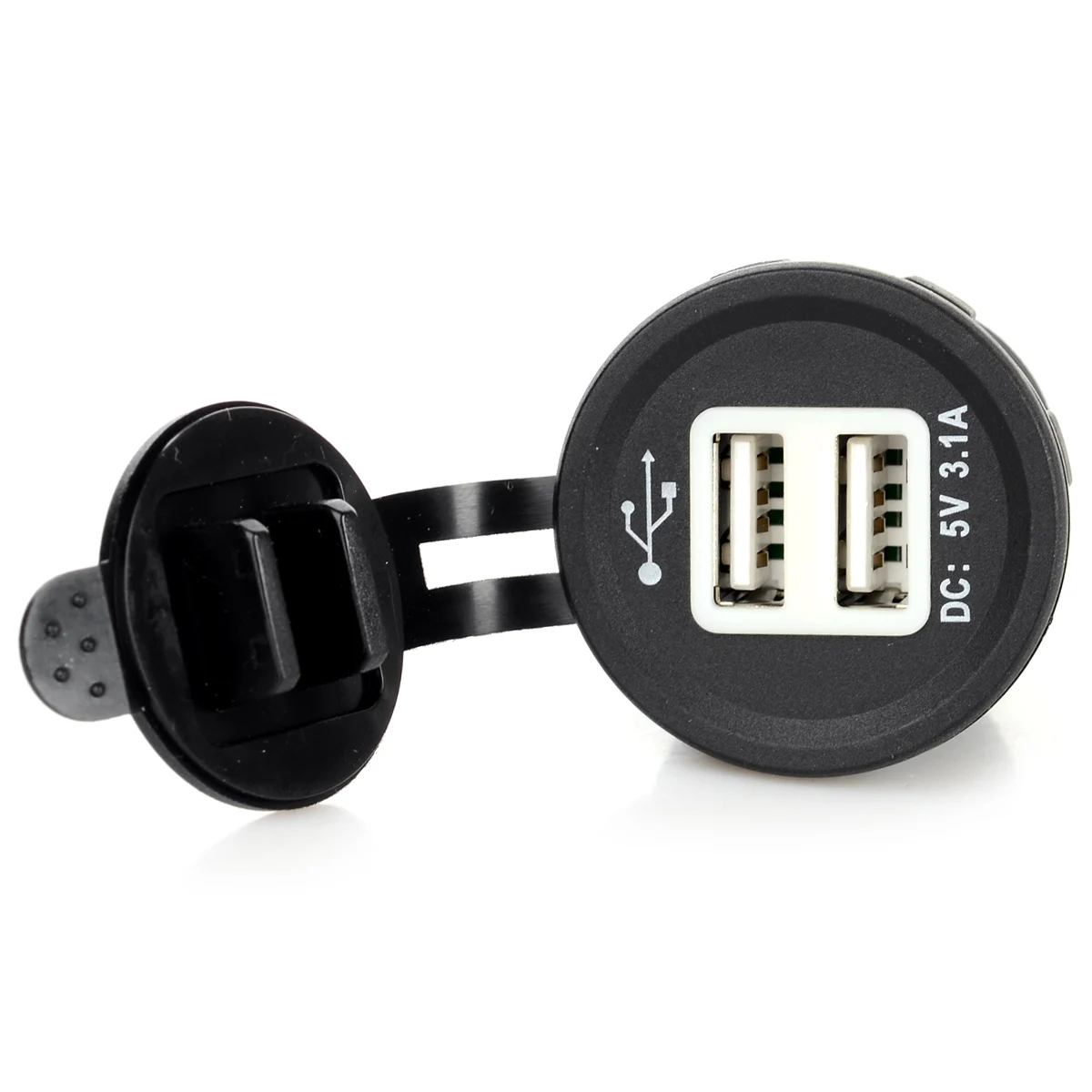DIY водонепроницаемый 12~ 24V 2.1A/1A двойной Переходник USB для зарядки в машине Разъем мотоцикла Зарядное устройство