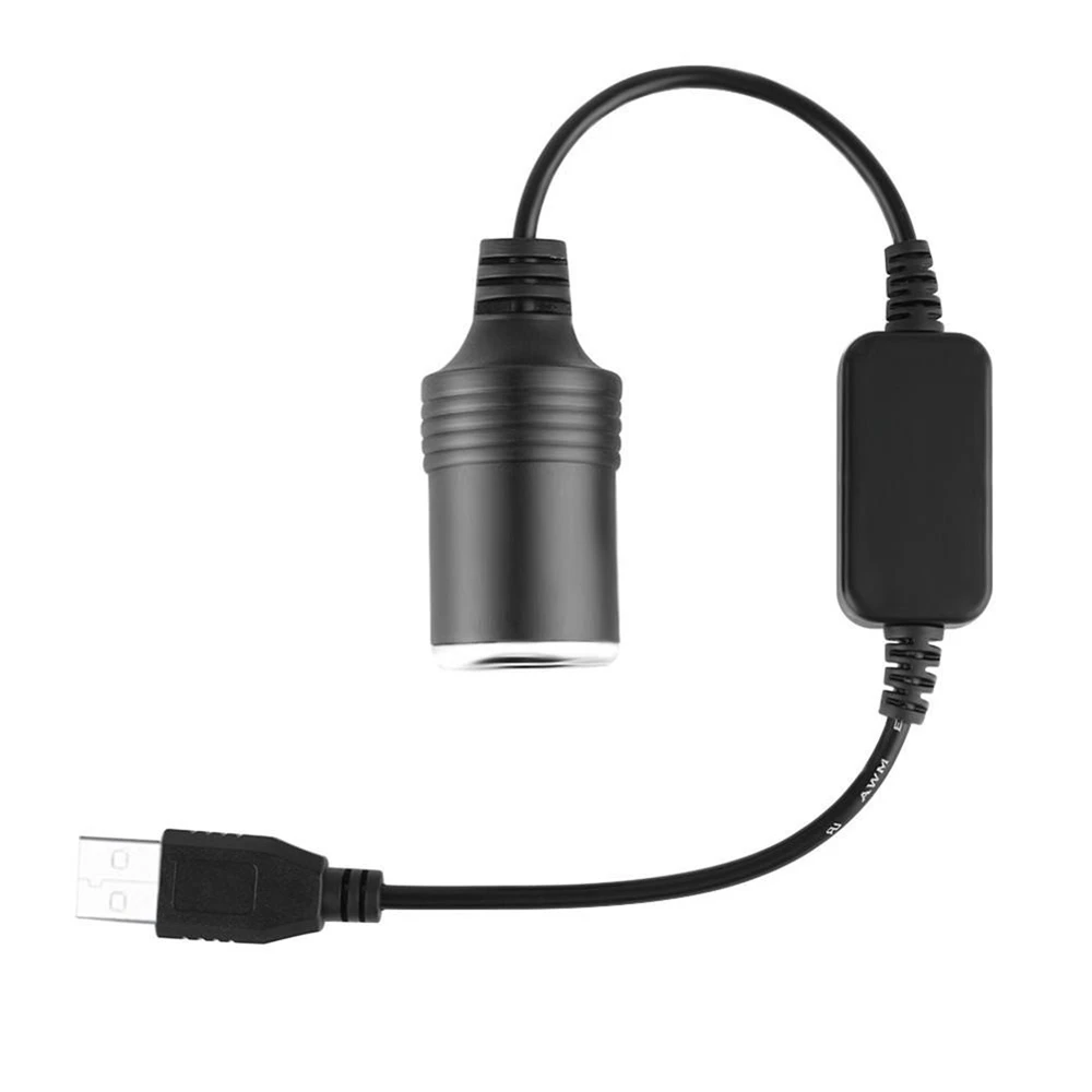 1 шт. 5 в 2A USB на 12 В 8 Вт Прикуриватель разъем USB папа-Женский прикуриватель адаптер конвертер для автомобиля 4