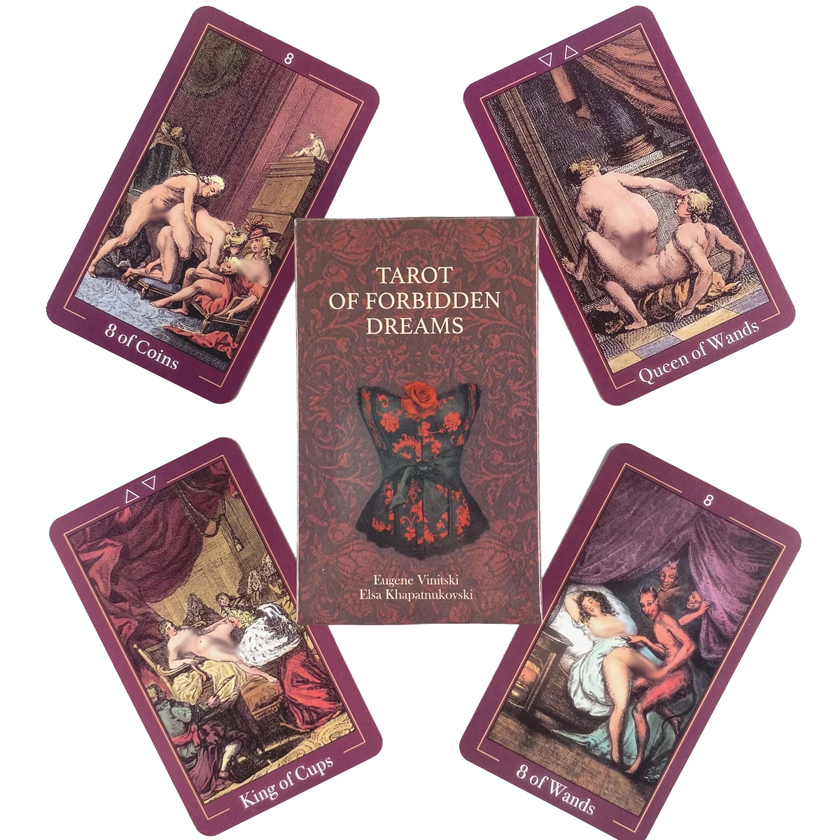 Forbidden Dreams Tarot Deck Leisure Party Table Game High Quality Fortune-telling Prophecy Oracle Cards With PDF Guidebook | Спорт и