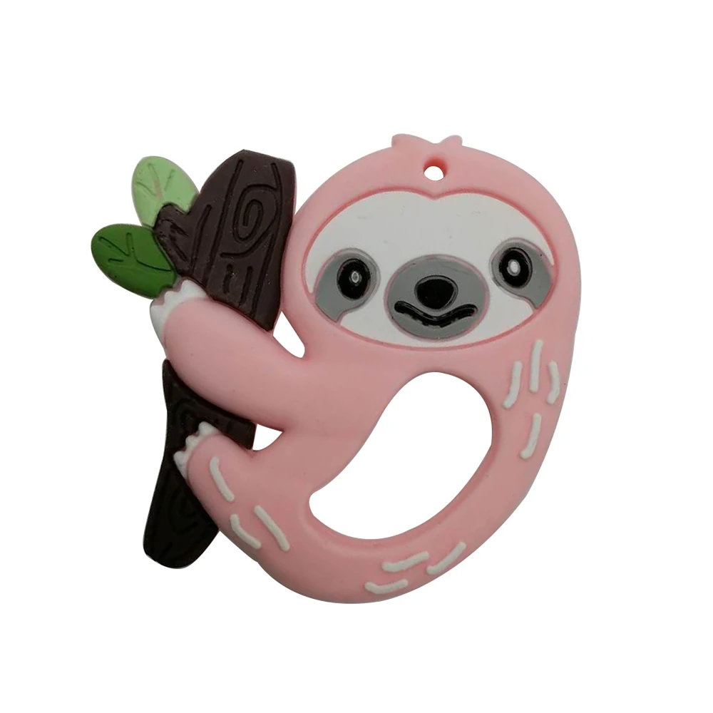 Silicone Teether Camel Cartoon Animal Sloth BPA Free Rodents Teething Necklace Food Grade Infant Chewable Toys Baby Teether silicone teething toys silicone teether sensory chew necklaces