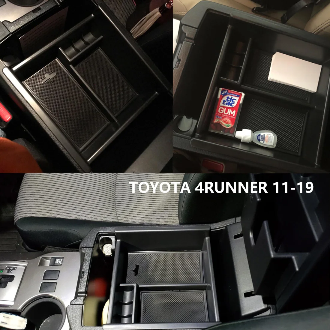 Подлокотник коробка для хранения 2010- Toyota 4Runner консоль Органайзер лоток перчатка коробка корзина укладка аксессуары для порядка