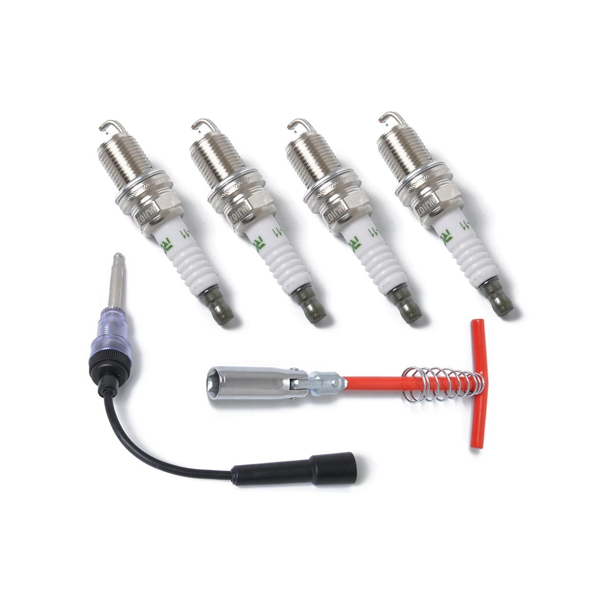 Серебристый 4 шт. новая иридиевая Свеча зажигания Toyota Camry RAV4 Scion Lexus 90919-01210 SK20R11 - Цвет: Серебристый
