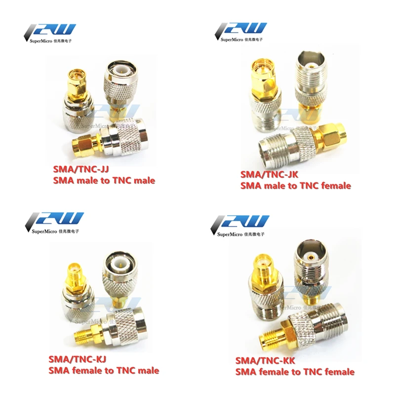 

RF coaxial SMA to TNC F inch JJ KK JK KJ male and female adapter