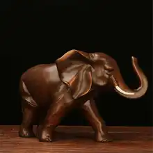 Living-Room Garden-Decoration Animal-Statue Elephant Figurine Resin 21--12--15cm Ornaments