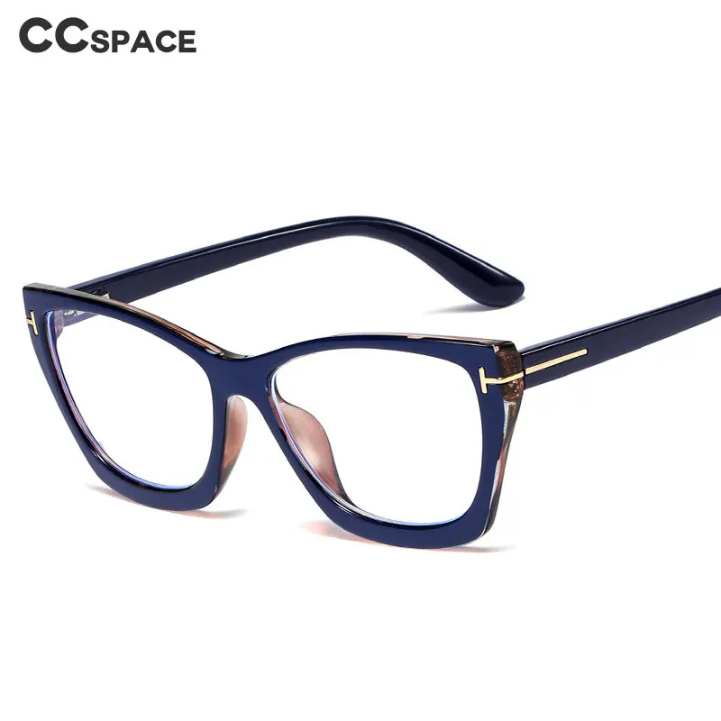 46232 кошачий глаз пластиковые титановые очки оправа анти-синий светильник для мужчин и женщин Оптические модные компьютерные очки