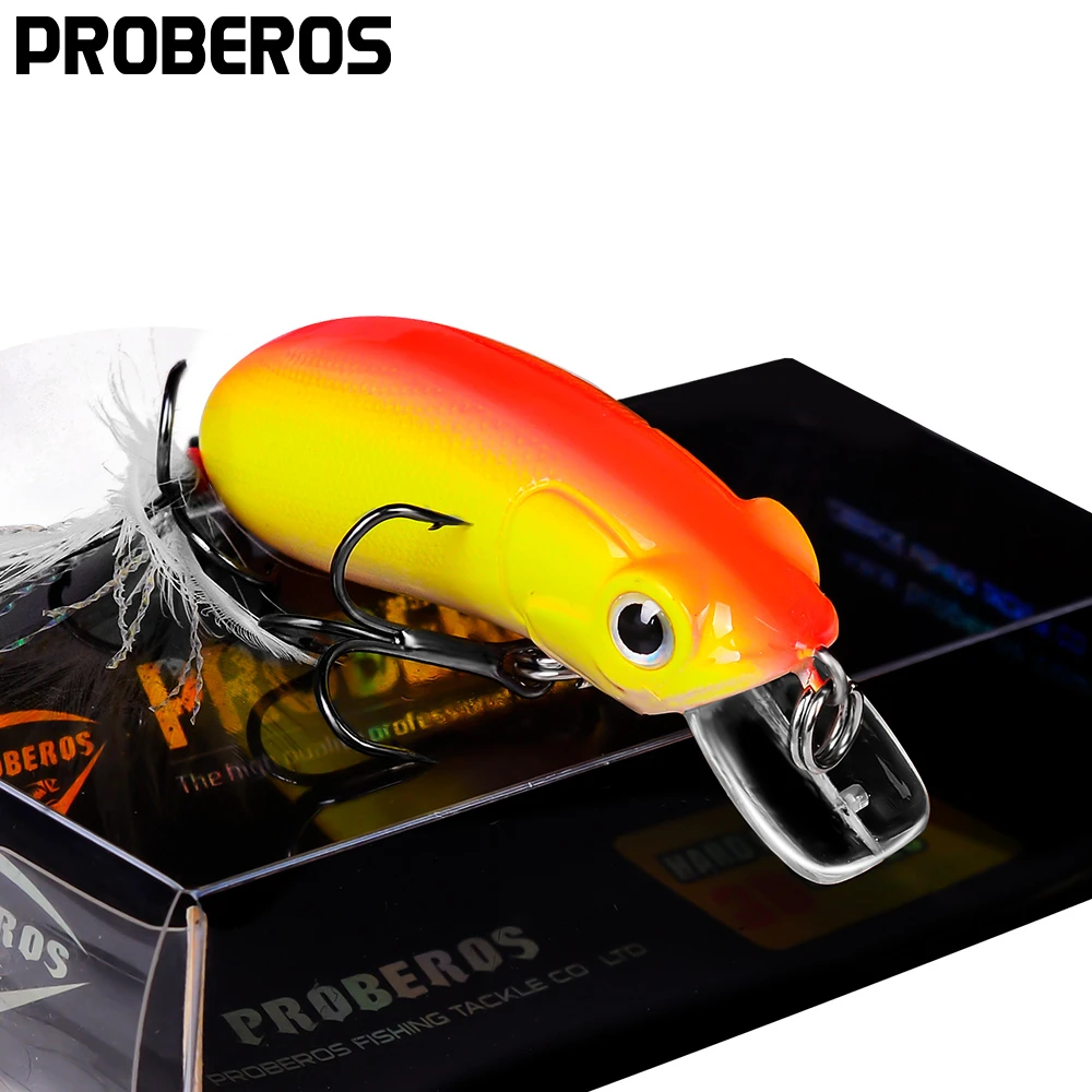 PROBEROS Señuelos de Pesca exportados al mercado de EE. aparejos de pesca de 0.362oz 10,27g/2,5 " 6,35 cm, caja de venta al por menor de cebo de pesca|box kraft|hook diyhook bmw -