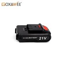 GOXAWEE 12 В/21 в перезаряжаемая литиевая батарея для аккумуляторной электрической отвертки, электрическая дрель, Мини дрель, аксессуары для электроинструментов