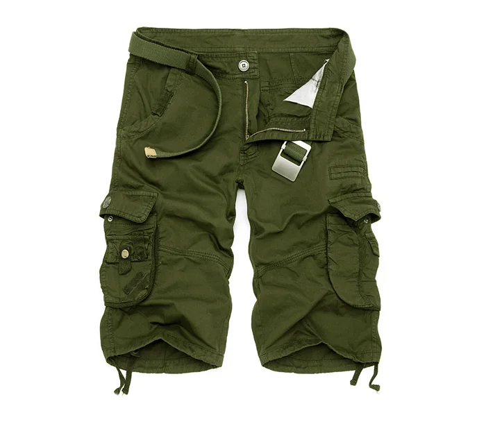 Army Green Камуфляжные модные мужские шорты Новые мужские повседневные шорты мужские свободные рабочие шорты мужские военные Короткие штаны размера плюс 29-40 - Цвет: Army Green