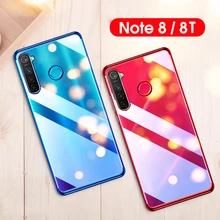 Прозрачный чехол для Xiaomi Redmi Note 8 T Note 8 чехол для редми ноут 8 нот 8 мягкий чехол из ТПУ с покрытием чехол на Redmi Note 8 T 8T 8 чехол на редми ноут 8 т нот 8т нот-8 чехол Xiomi Redmi Note-8