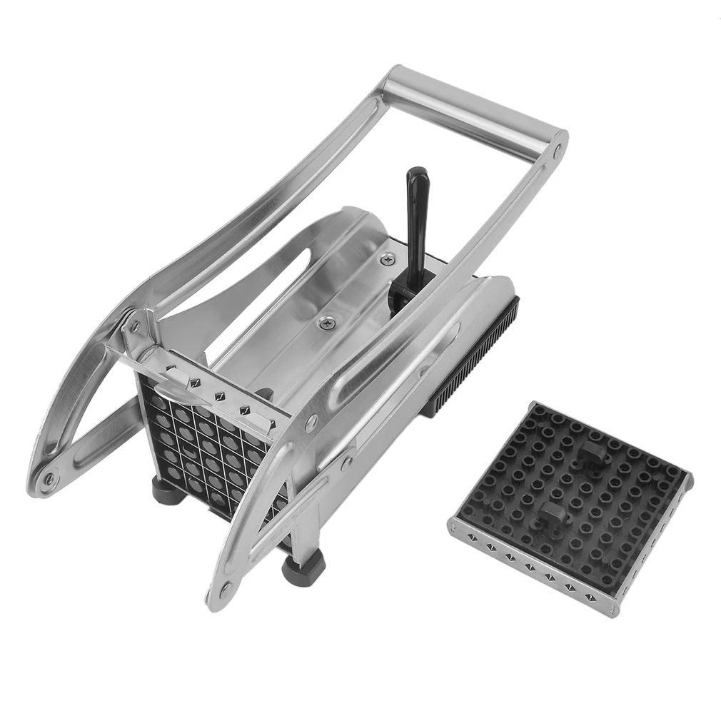 

Stainless Steel Home French Fries Potato Chips Strip Cutting Cutter Machine Maker Slicer Chopper Dicer With Blades Household