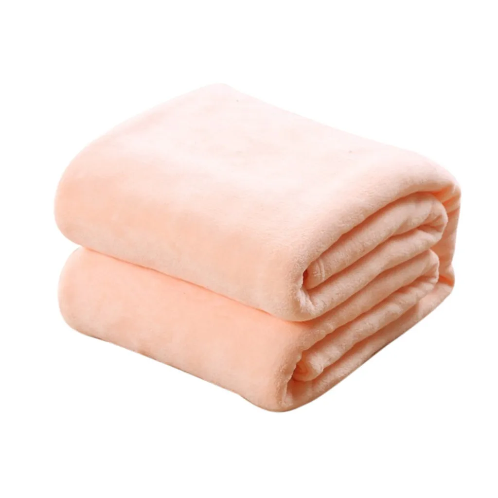 Домашнее модное шерстяное одеяло, однотонное мягкое одеяло для гостиной, спальни, кондиционер, кровать, s для дивана, постельные принадлежности, 50x70 см