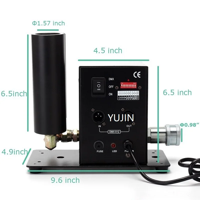 4 шт./лот DJ оборудование DMX 512 дым co2 ткацкий станок
