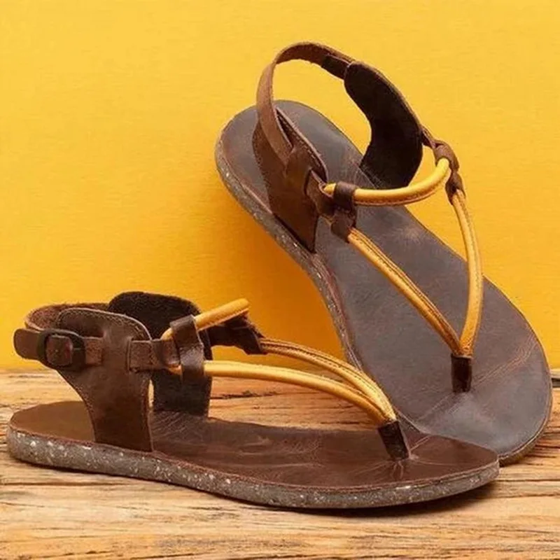 Women Summer Platform Shoes Boho Artisanal Flat Sandals Ladies Flip Flop Slippers Sandalia Feminina Handmade Greek Style Sandals