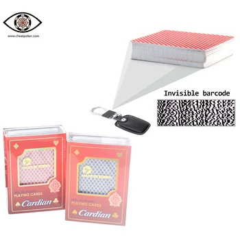 

Marked cards for analyzer,Cardian side marked barcode anti cheat poker,magic props