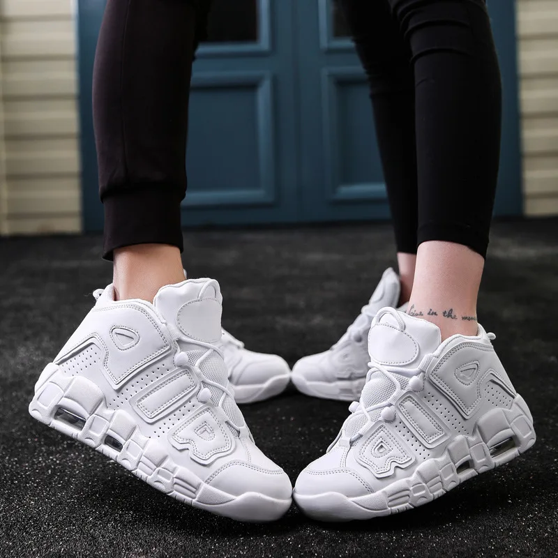 

2018 New Arrival Basketball Shoes Men Women Original Air More Uptempo Breathable All Professional Star Shockproof Sneakers