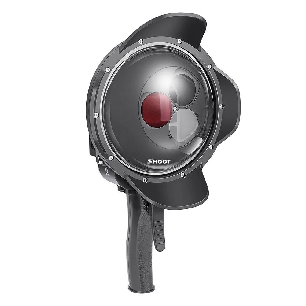 

Deep Sea Lens Protection Photography Diving Dome Cover Waterproof Magnification With Trigger Housing Case For Gopro Hero7 6 5