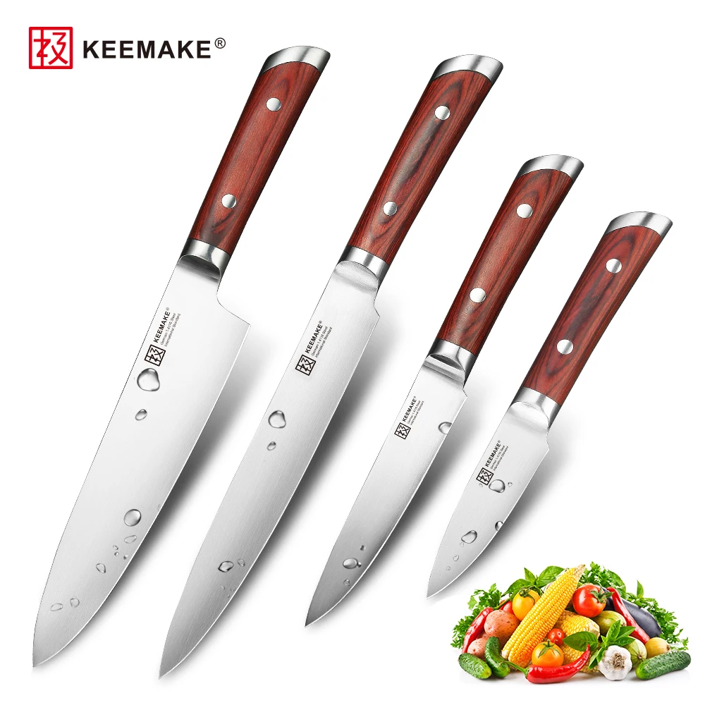 Chef Utility Slicing Paring Knife German 1.4116 Steel Blade Japanese