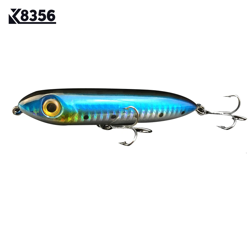 K8356 9,5 см 14 г карандашные рыболовные приманки ABS искусственные приманки 3D глаз тройной крючок Topwater плавающий воблер гольян жесткие рыболовные снасти