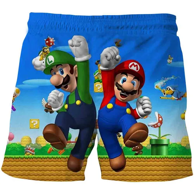 Swimming Trunks 3D Stereo Cartoons 